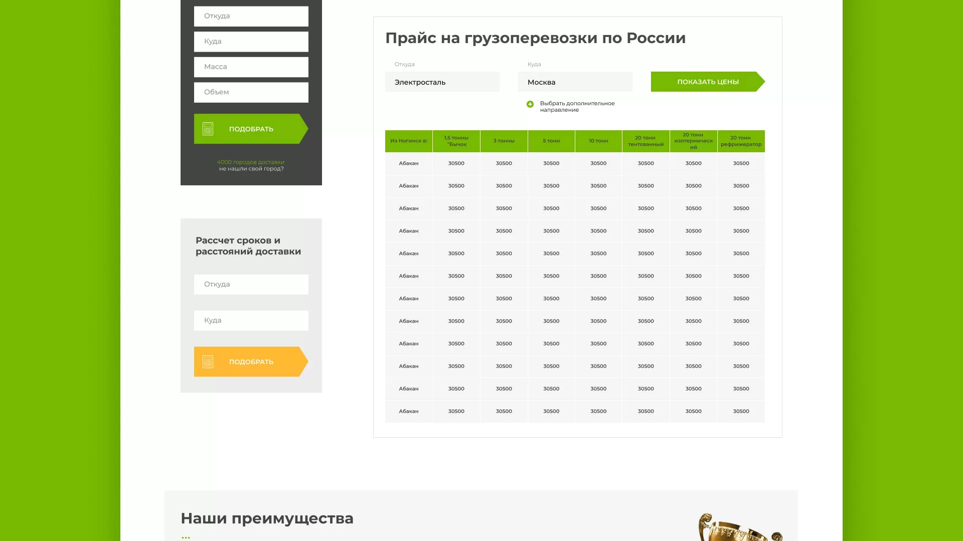 Разработка логотипа и сайта компании «Инком-Логистика» в Волгограде