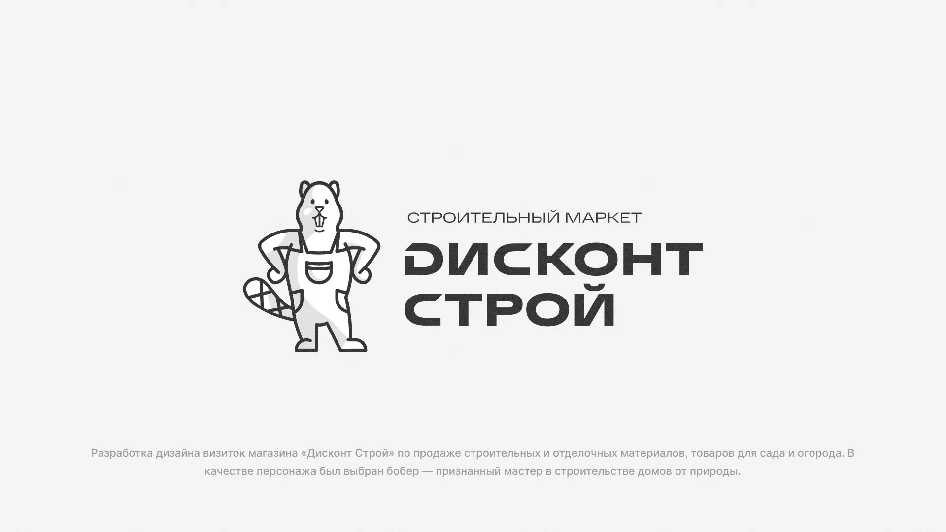 Разработка дизайна визиток магазина «Дисконт Строй» в Волгограде
